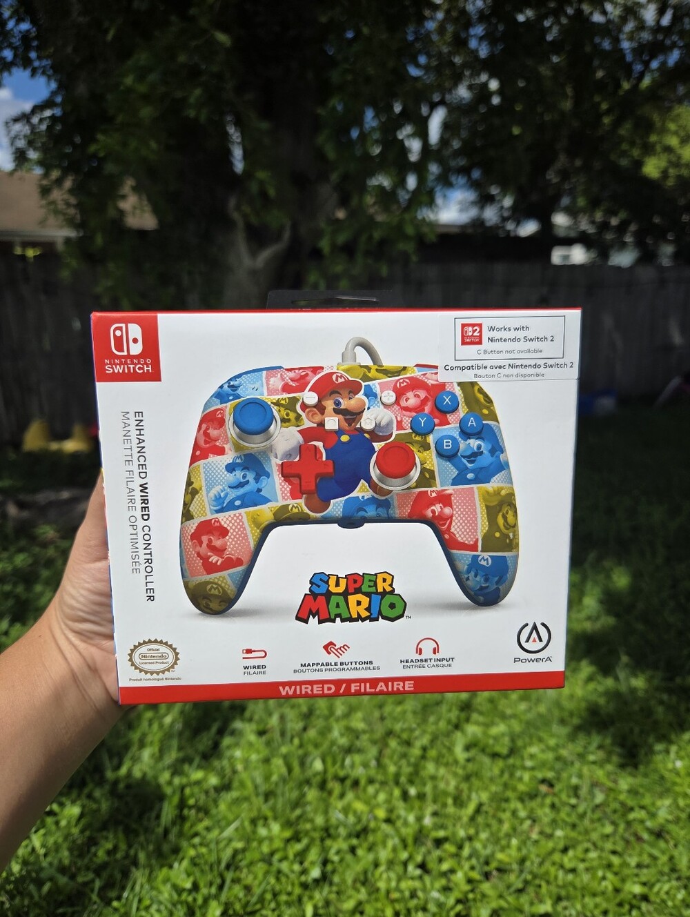 Super Mario Nintendo switch controller
